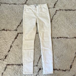 J.Brand white stretchy jeans